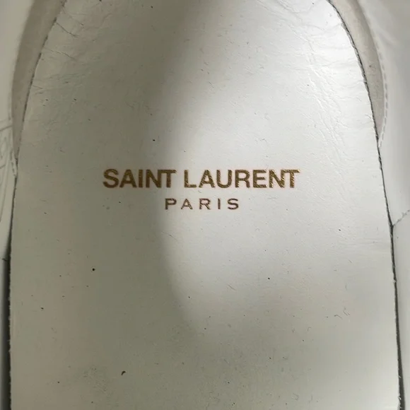 Brand New - Saint Laurent - Court Classic Low Top Sneakers - Picture 4 of 12